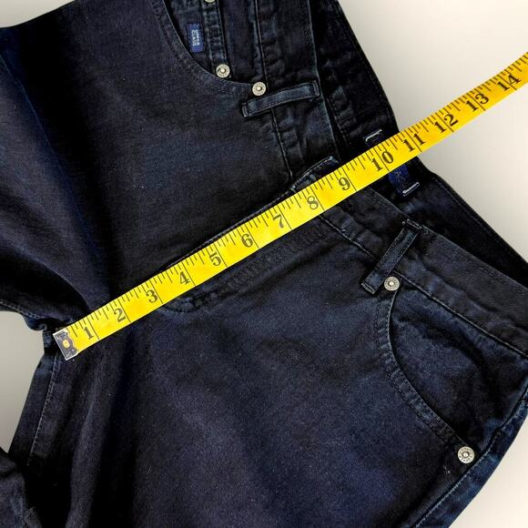 Upper Class Sports Black Denim Jeans Kick Flare Mid Rise Slim Fit Women Size 30 - Picture 11 of 11